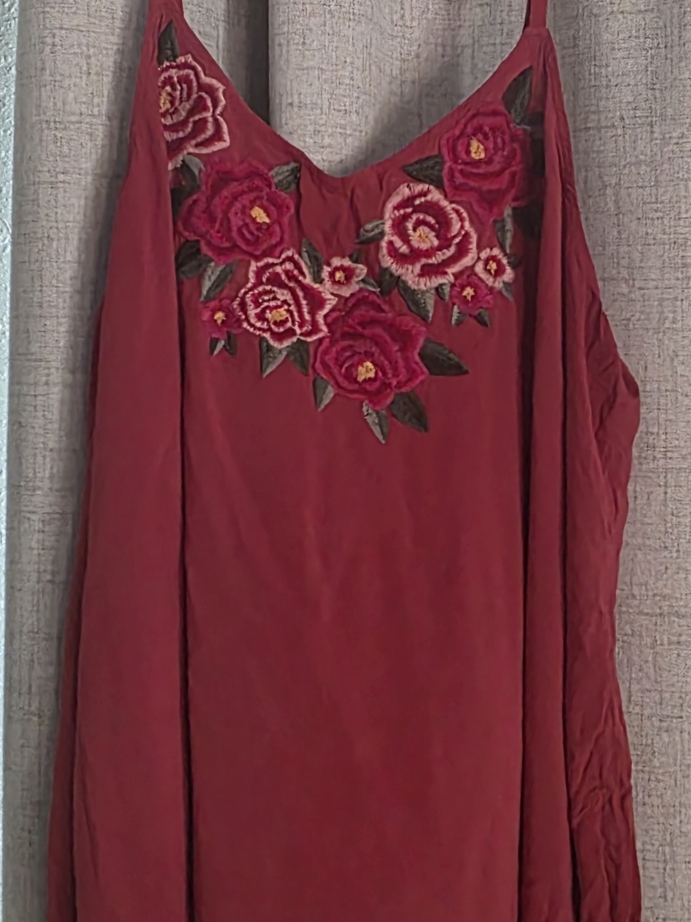 Torrid Coral sleeveless blouse with scoop neckline